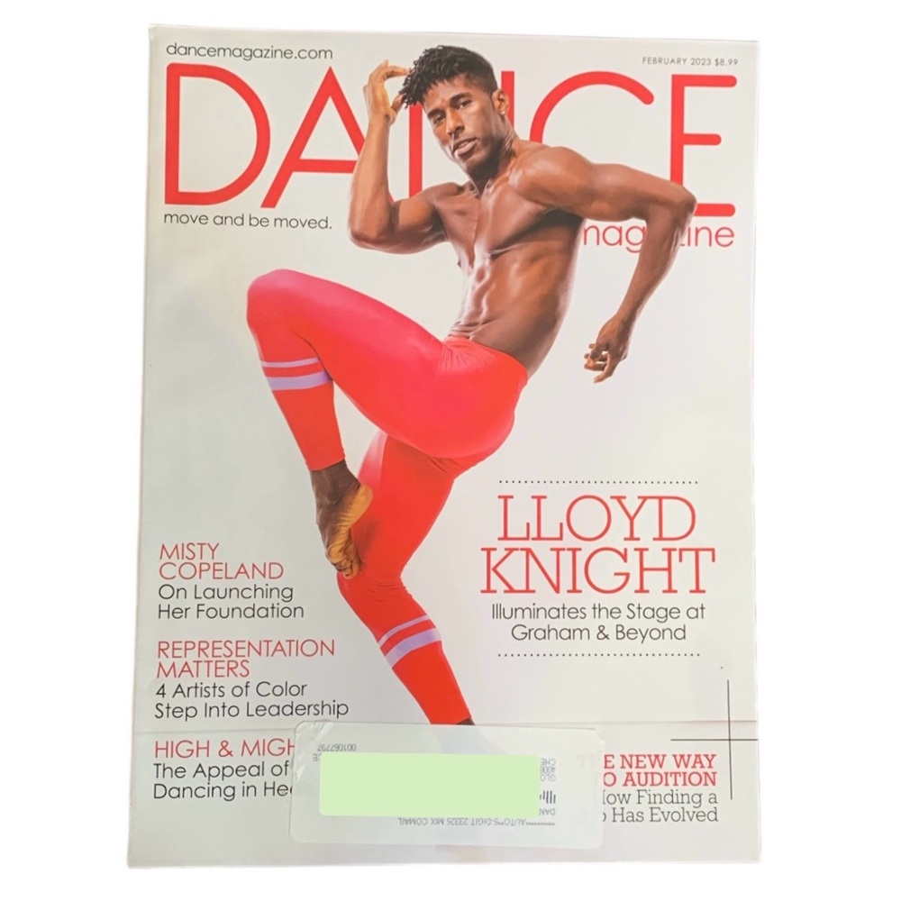Dance Magazine February 2023 Lloyd Knight Misty Copeland Representation Matters